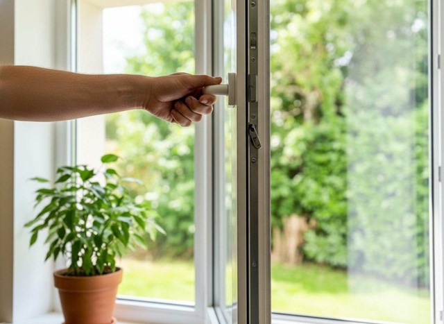 Fabricación e instalación de ventanas abatibles de PVC en Oleiros - Imagen 1