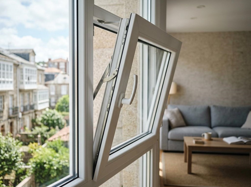 Foto 1 Fabricación e instalación de ventanas oscilobatientes de PVC en A Coruña