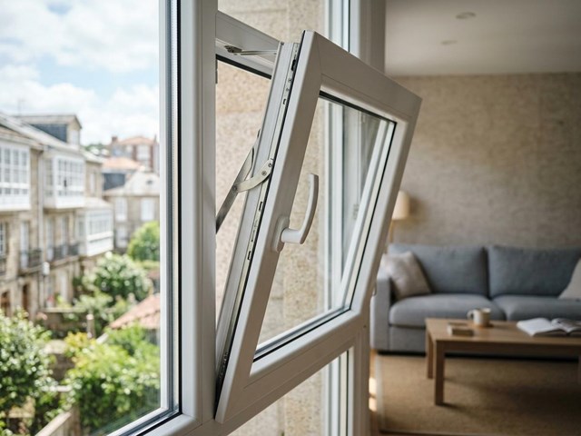 Fabricación e instalación de ventanas oscilobatientes de PVC en A Coruña