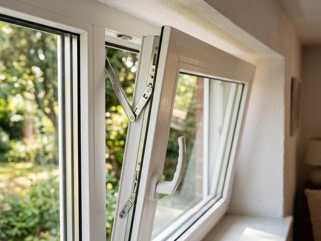 Fabricación e instalación de ventanas oscilobatientes de PVC en Oleiros